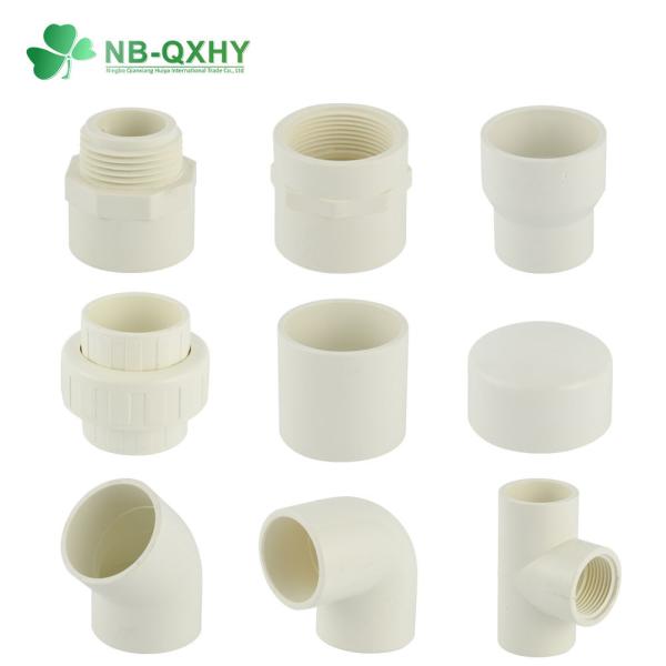 Fittings de tubos de PVC-U Sch40 de 2 polegadas 100% material