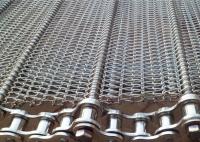 Corrente transportadora de cozimento do biscoito do aço carbono que cerca o diâmetro de 1mm