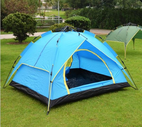 Automatic Waterproof Family Tent Camping Outdoor Waterproof Cabin UV Shed Large Tents(HT6034)