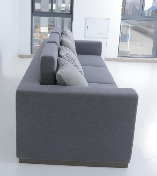 Customized Modern Sofa In Living Room With Wood Frame Fabric