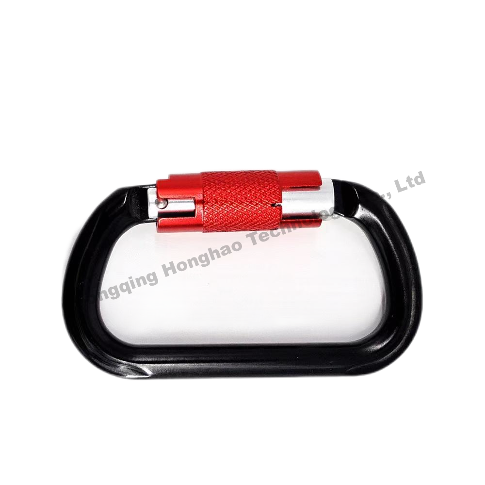 25KN O Shape Auto Lock Carabiner Hardware essencial para entusiastas de escalada ao ar livre