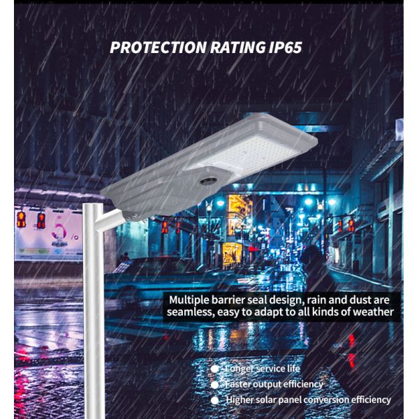 KCD Durable Body Outdoor Highway Pathway Waterproof IP65 400W 500W All In One Solar Street Lights Solar Induction