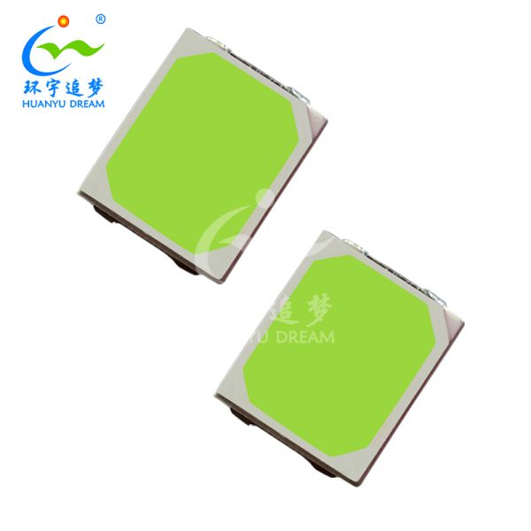 High Voltage 2835 SMD LED Chip 18V 36V 54V 72V Phosphor Green for Ambient lighting, aquarium lights
