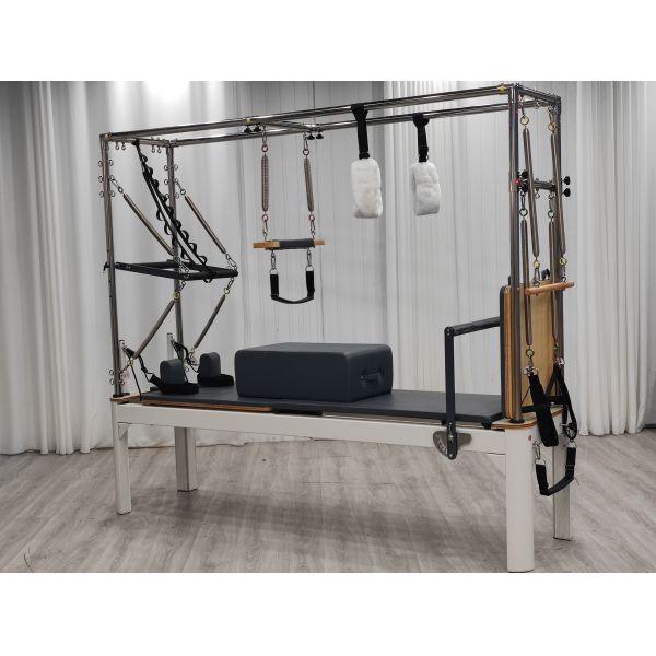 Space Saving Metal Pilates Reformer Handle Aluminum Cadillac Reformer U+PL019CR