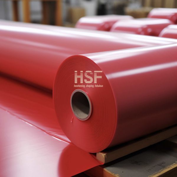 120μm Opaque Red HDPE Film for Backing Liner in Tapes, Printings, and Packaging