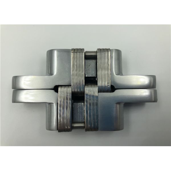 Le type en bois intérieur charnières de Soss de porte a caché la perle Chrome 19X95mm de charnières de porte