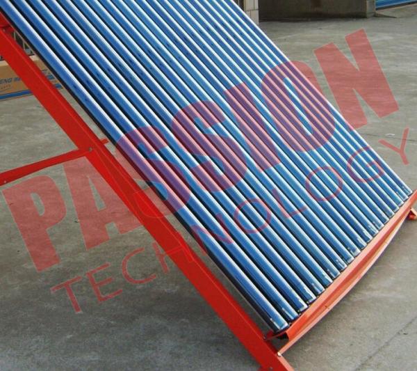 Chauffe-eau solaire de tube électronique pratique avec la parenthèse d'acier inoxydable