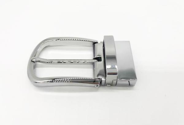 Largura liga de zinco reversível da fivela de cinto 3.5cm, curvatura de pouco peso do gancho do metal