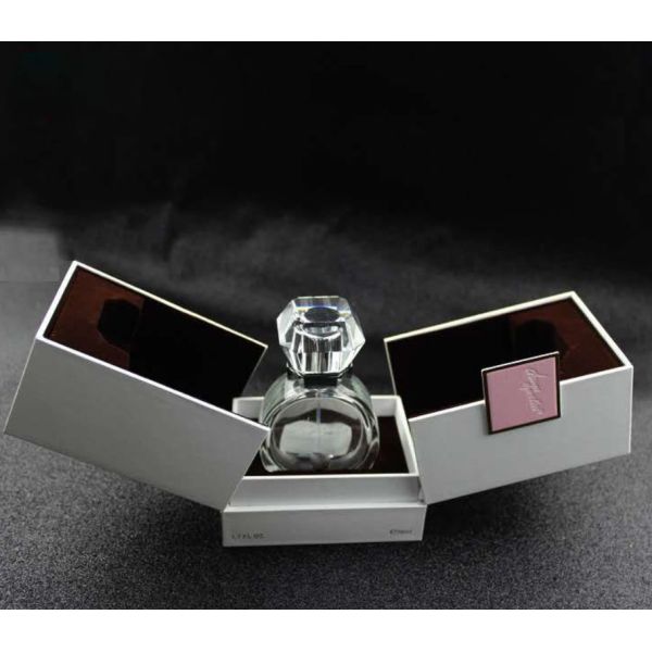 Lid And Base Cosmetic Packaging Box For Essential Oil Parfume Bottle