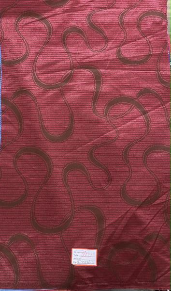 Fire Retardant 2.1m Width 80gsm Knitted Mattress Fabric with Marron Design