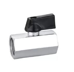 PTFE Seal Brass Mini Ball Valve Threaded Connection Tipo CE