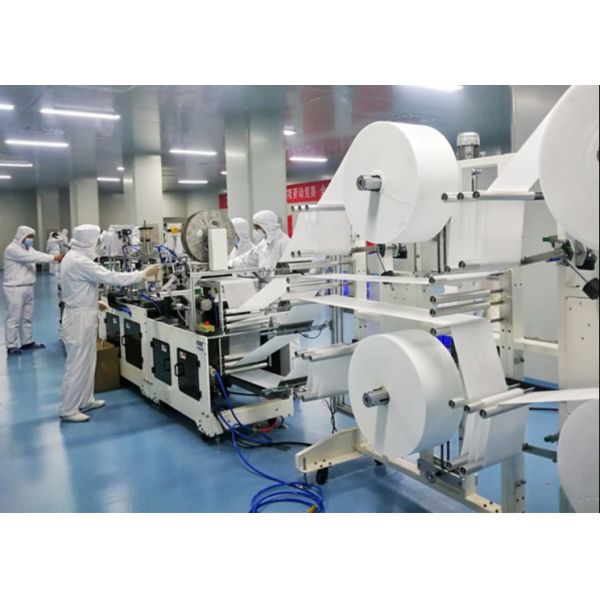 PLC Control Ultrasonic Blank Face Mask Making Machine Simple Operation