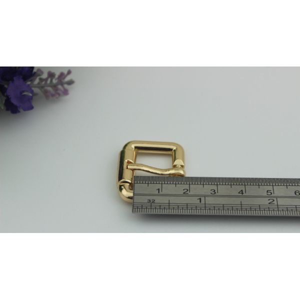 Manufacturer Personalized Zinc Alloy 20 MM Gunmetal Color Handbag Roll Belt Buckle Design