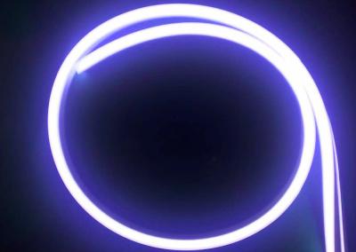 luz de tira de néon do cabo flexível do silicone IP67 de 10 x de 20MM, luz de néon do diodo emissor de luz da tampa lisa 2835 SMD