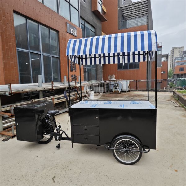 Bakery Application Fields Any Color Commercial Coffee Cart Bike Food Vending Bicycle