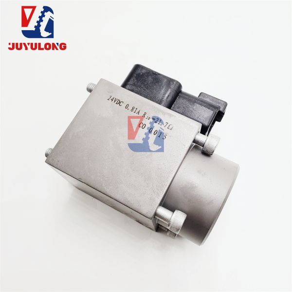 JUYULONG Excavator Parts Hydraulic Pump Solenoid Valve for Sany SY210 SY215 Excavator Construction Machinery Parts