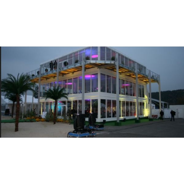 White PVC Proof Outdoor Party Tents For Show Event UV Resistant