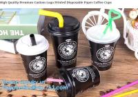 Copo de café descartável de alta qualidade do mais baixo preço de copo de papel, café descartável dobro da parede da ondinha copo de papel do único, BAGEASE