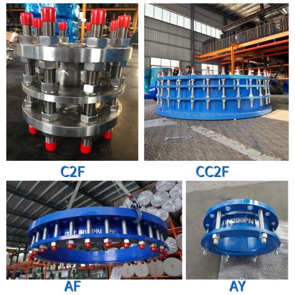 Pipe Fitting Double Flange Flexible Coupling Carbon Steel Dismantling Joint 304 316 Stainless Steel Double Flange Disassembly Joint