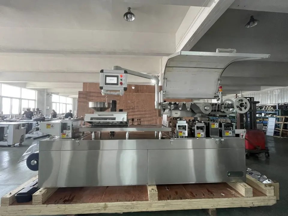 Chewing Gum Capsule Tablet Blister Packing Machine Pharmaceutical Automatic Rapid Pill