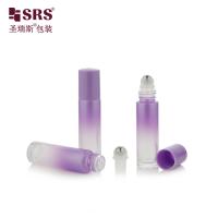 Pintura personalizada Cor Gradiente Rolo de vidro vazio em garrafas de rolos sem vazamento Óleo essencial 10ml