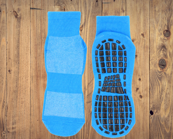 OEM Trampoline Grip Socks Ulimate Air Trampoline Park Non Slip Jumping Socks Unisex Adult