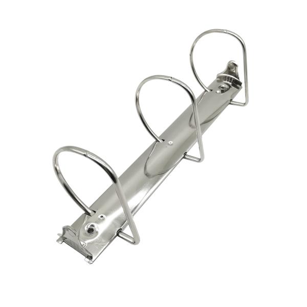 Metal Slant D shape Ring Binder clip 2.5 inch Silver A4 Metal clip for folders Ring Binder Mechanism STD280-3-65/36