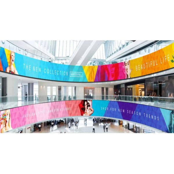 Easy Install,Light-weight P1.25mm Indoor Rental Curved Led Display RGB For Control Center