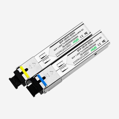 fibra do único modo do transceptor de SFP do módulo do transceptor do SC SFP de 60km única