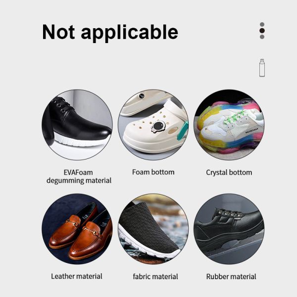 ботинки баскетбола 100ml обувают очищая гель для забеливать тапки