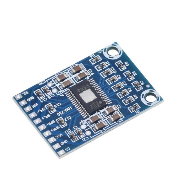 Dual Channel 2*50W TPA3116D2 Amplifier Board with DC 12V-24V Power and Compact Size L38*W26*H3mm