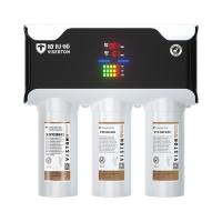 Filtration de l'eau par osmose inverse en 3 étapes Couleur grise