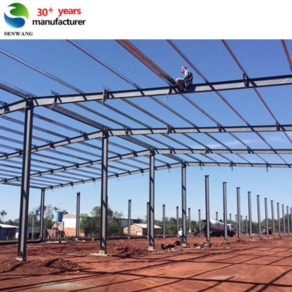 Spacious Durable Prefabricated Steel Warehouse Storage Solutions