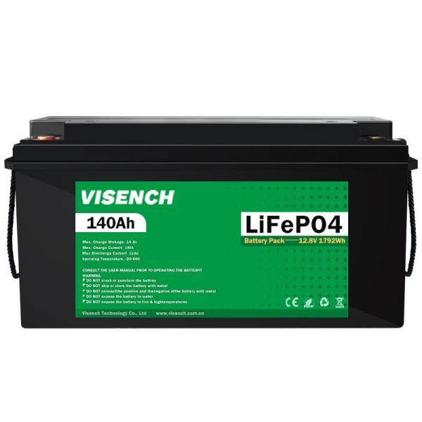 VS12.8-140 Custom LiFePO4 Battery Pack 12.8V 140Ah 5000 cycles CE RoHs MSDS UN38.3