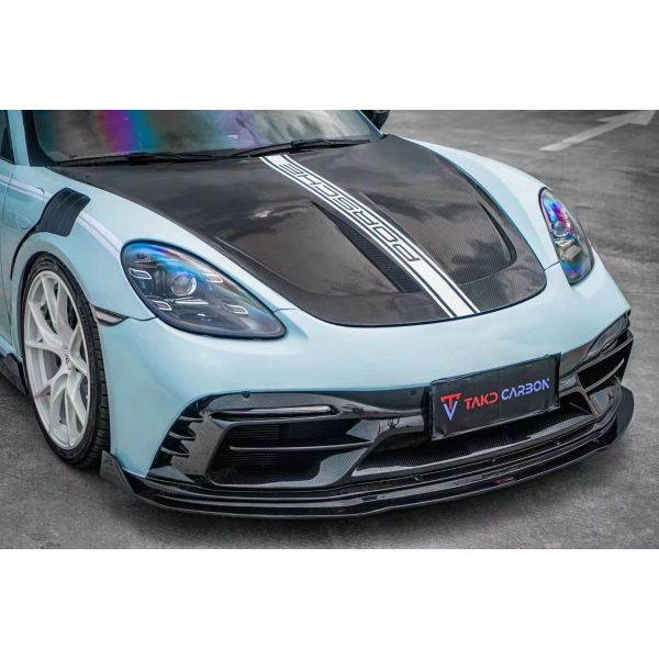 Lake Blue GTS Porsche Body Kit 718 Side Skirt 2017 - 2019 Bumper Spoiler