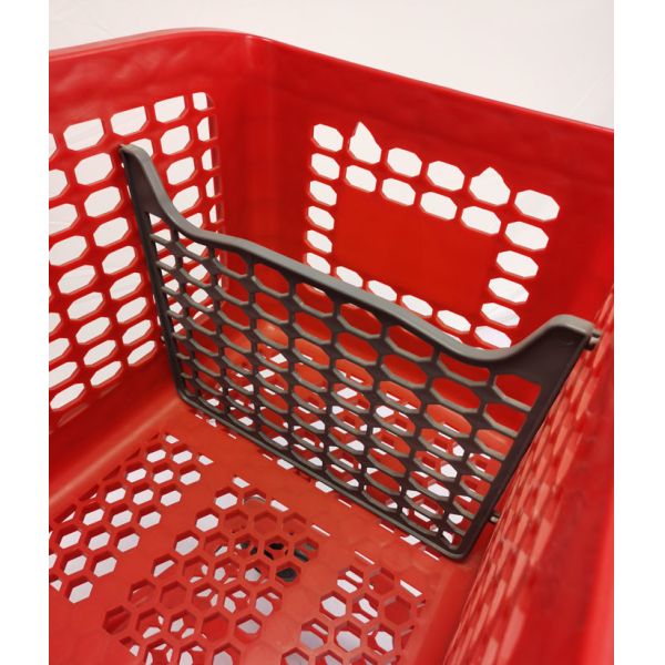 Легковес вагонетки корзины супермаркета пластиковый с пластиковым ODM OEM раздела