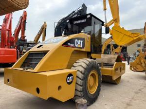 Used CAT Diesel Vibratory Double Drum Road Roller Compactor Asphalt Rollers 5-8