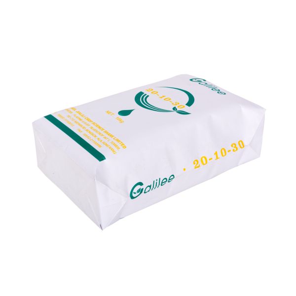 Printed Kraft Paper Woven Valve Sealed Bags For Packing Fertilizer / Cement / Chemical Industry