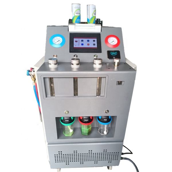 Máquina de recuperación de refrigerante industrial de 500 ml de cilindro 110V para aire acondicionado Máquina fresca