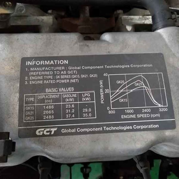 5000kg 4 Wheel Counterbalance Forklift Orange Counter Balance Fork Truck