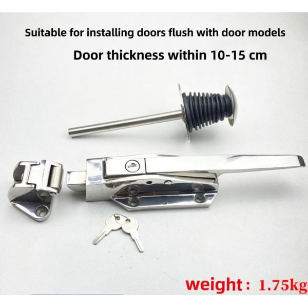 Portas do armazenamento frio do elevador da came, material branco do zinco da cor da prata das fechaduras da porta do armazenamento frio