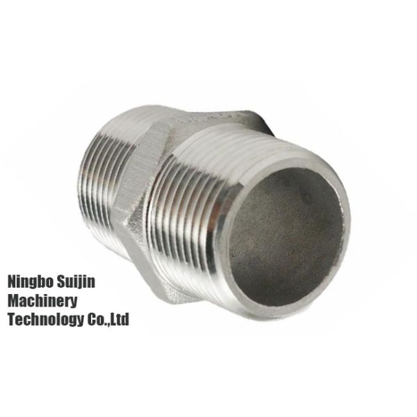 Stainless Steel Hex Nipple Plumbing Pipe Fitting Hardware Parts