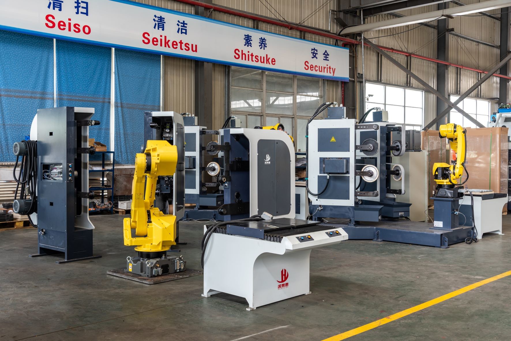 Машины для шлифования на CNC 100% Новый FANUC Робот Шлифовальная ячейка с 380V напряжением для шлифования кранов