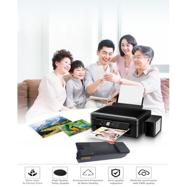 Cartuchos de tóner Kyocera TK50 reciclados para impresora FS1900 con polvo de tóner japonés