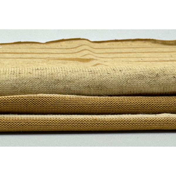 Organic Stripe Linen Fabric 22% Linen 78% Cotton Knitted Tweed Fabric