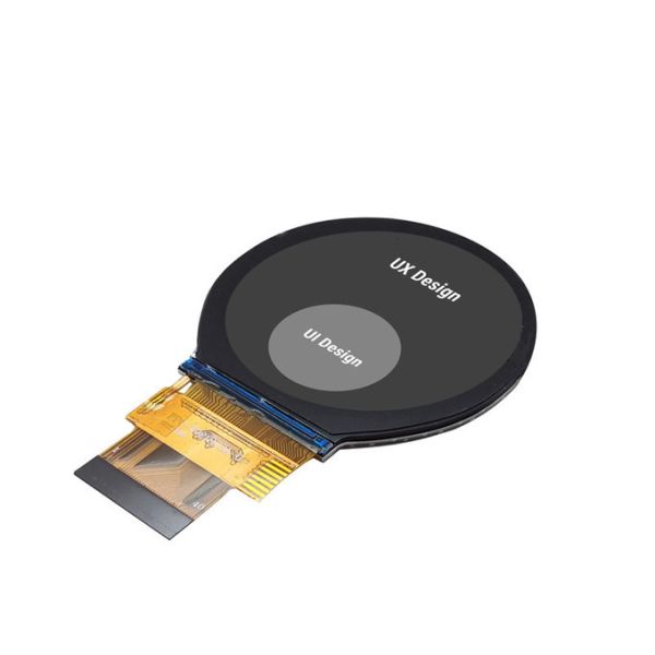2.1 Inch Round TFT Display 480x480 250cd/M2 40 PINS 18bit RGB Interface