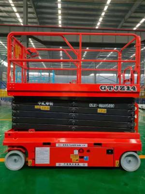 300-2000Kg Mobile Hydraulic Lifting Platform 12m Working Height For High Altitude Work