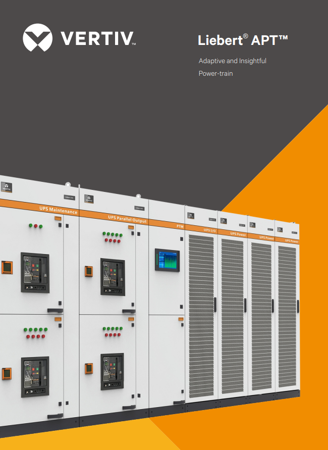VERTIV Liebert APT Power Distribution Cabinet with 600kW Capacity, 1443A Rated Current, and 24 Sockets for Data Centers