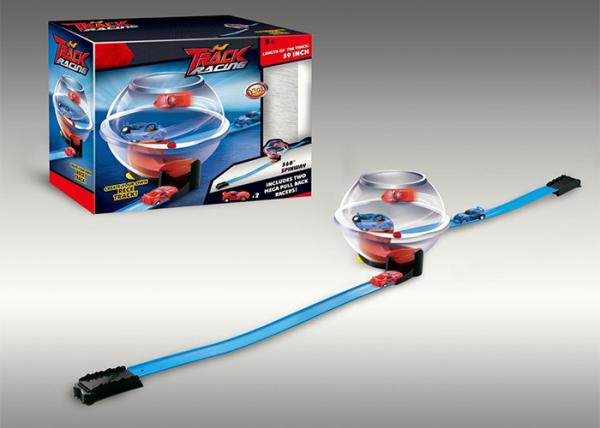 46.5  360° Stunt Racing Toy Race Car Track Sets Crystal Globe Shape 14 Pcs 2 Cars