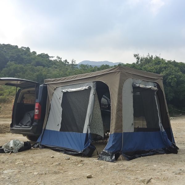 Тент 200D PU2000MM 2,5 x 3 x 2M на открытом воздухе водоустойчивого шатра стороны автомобиля Оксфорда автоматический